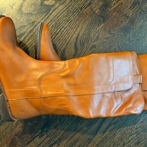 Frye Riding Boots Size 8 1/2 Camel Color